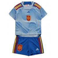 Fotbalové Dres Španělsko Dětské Venkovní MS 2022 Krátký Rukáv (+ trenýrky)